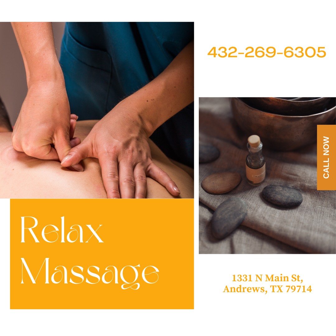 Relax Massage 1331 N Main St, Andrews Texas 79714