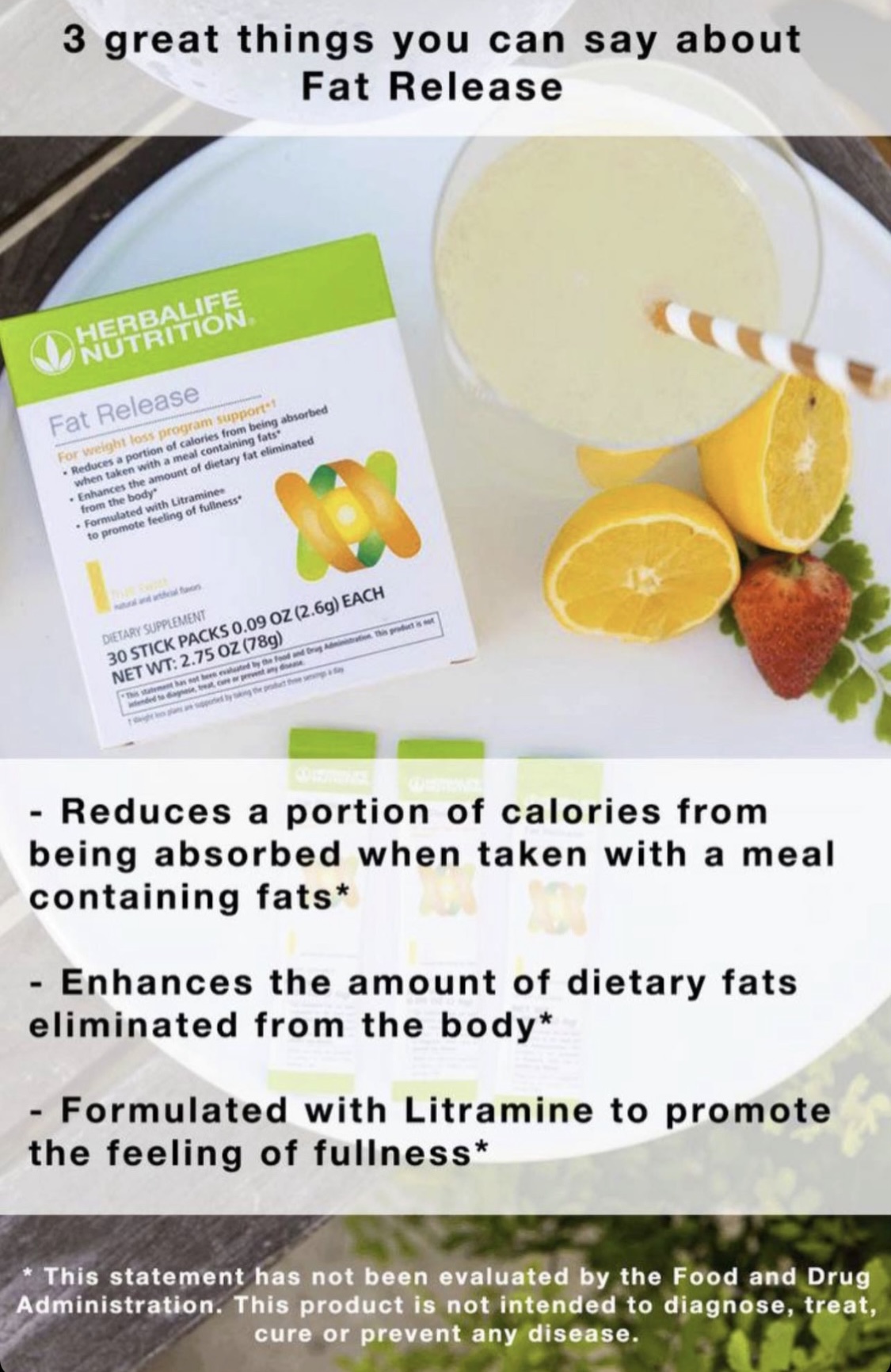 BT Nutrition Menu