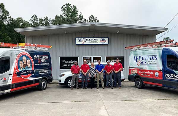 McWilliams Heating, Cooling and Plumbing 7642 US-59, Burke Texas 75941