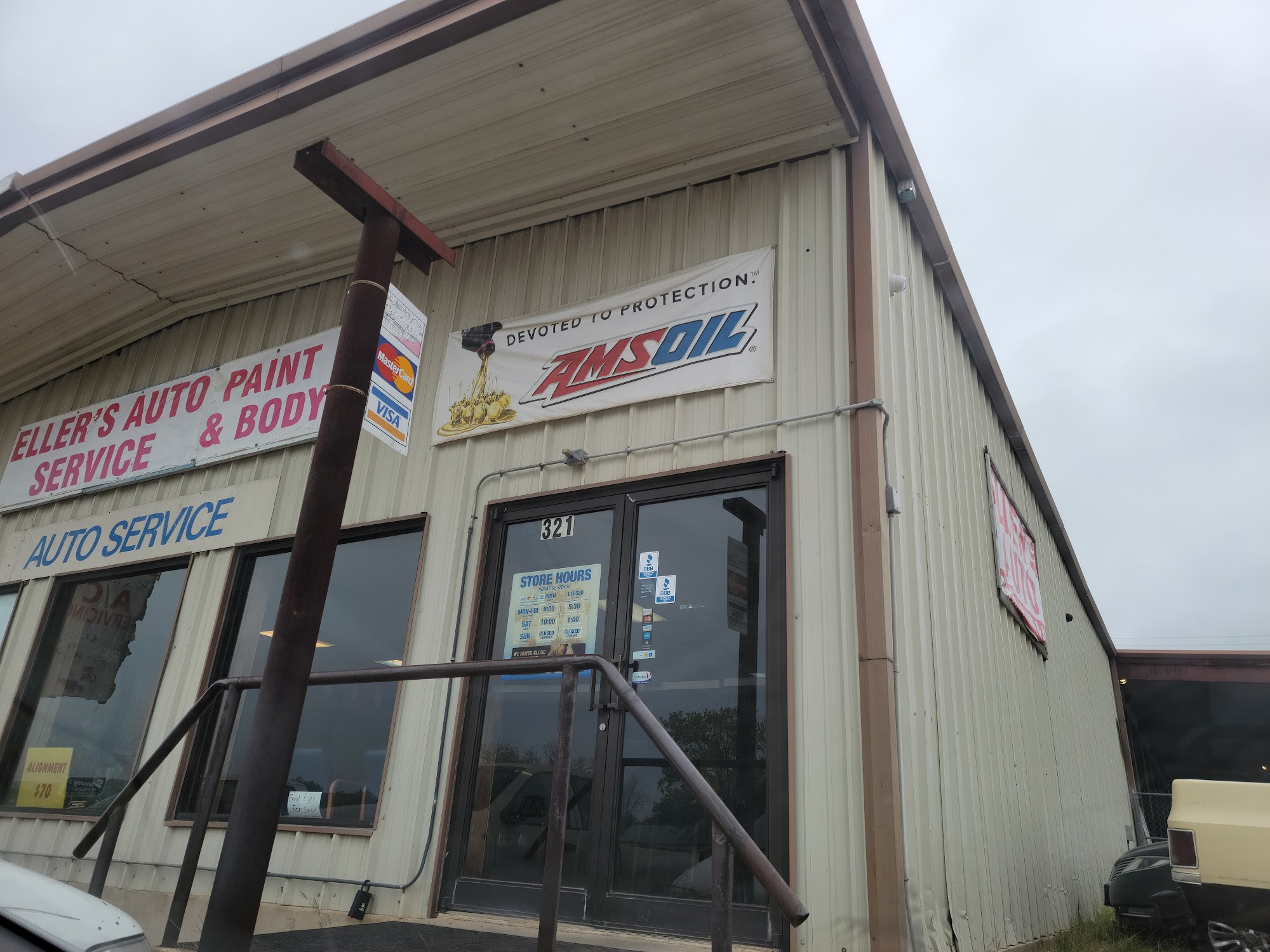 Eller's Auto Service 321 US-90 East, Castroville Texas 78009