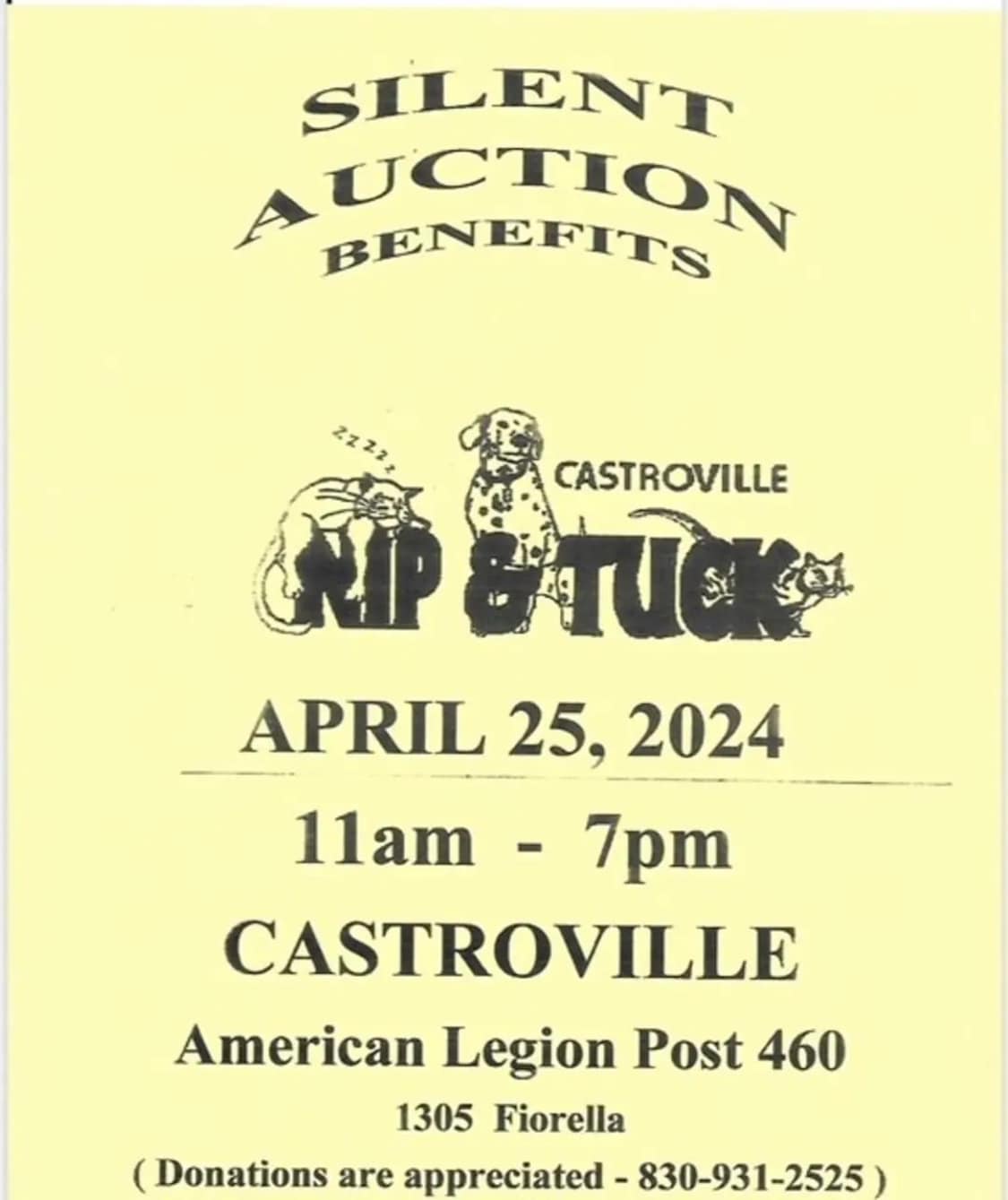 American Legion Post 460 1305 Fiorella St, Castroville Texas 78009