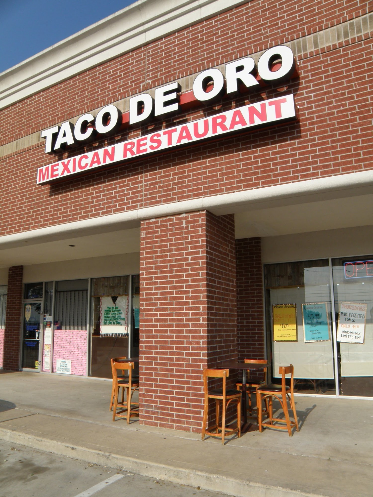 Taco De Oro Mexican Restaurant