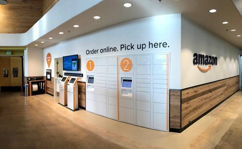 Amazon Counter at Whole Foods Market