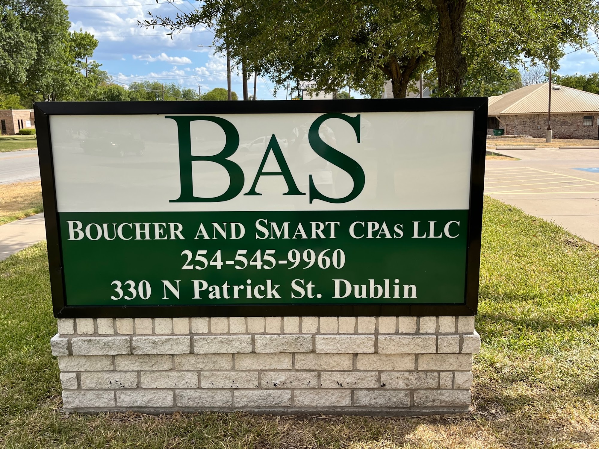 Boucher and Smart CPAs LLC 330 North Patrick Street, Dublin Texas 76446