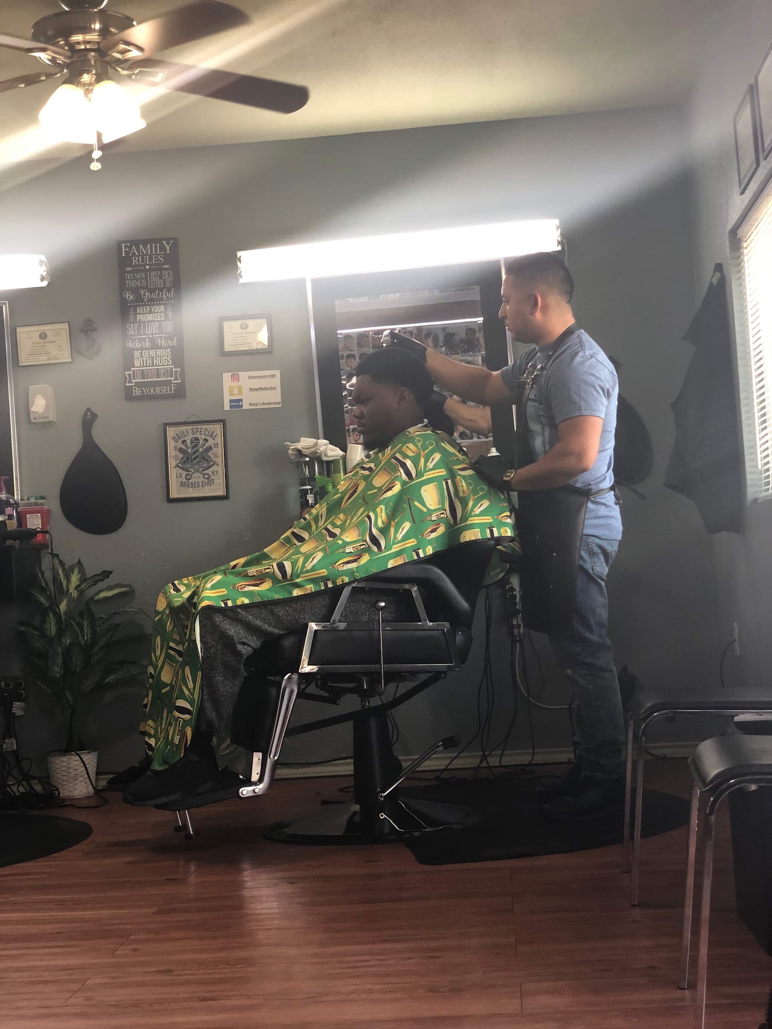 Rony’s barbershop