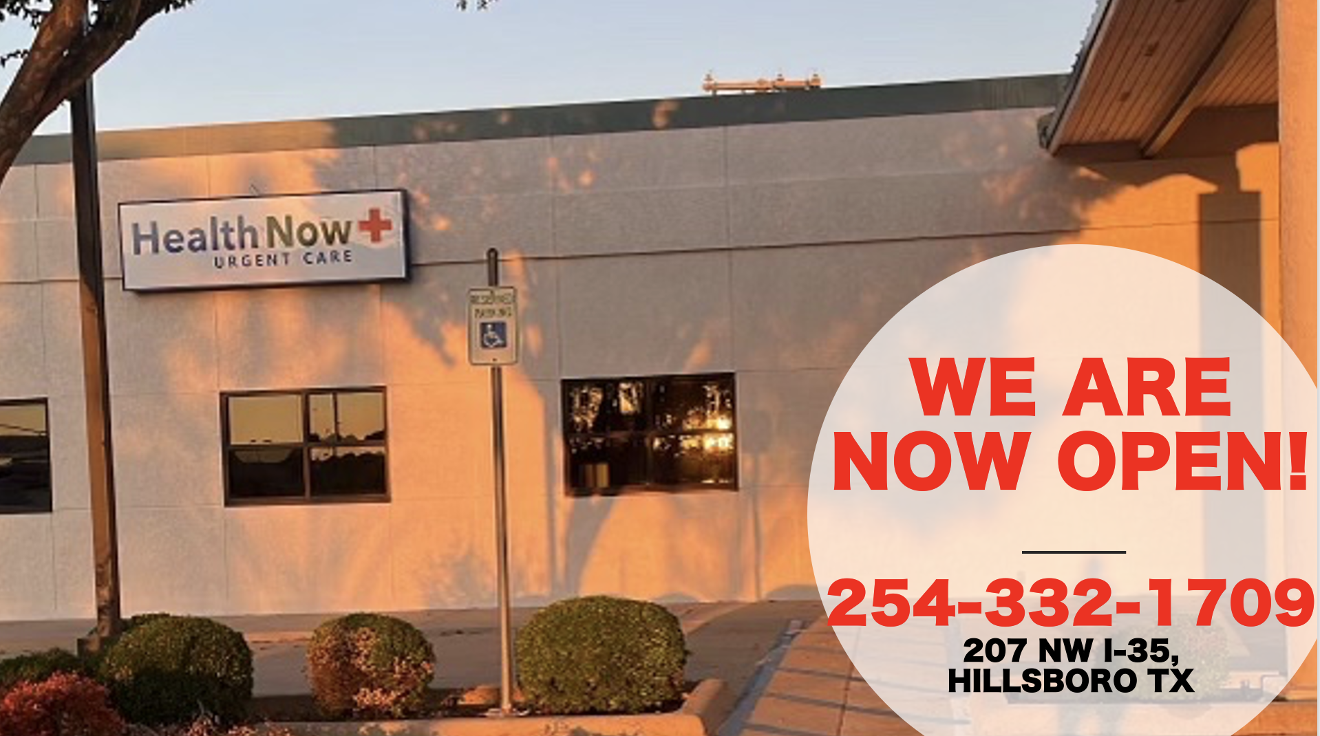 HealthNow Urgent Care - Hillsboro off I-35 207 I-35, Hillsboro Texas 76645