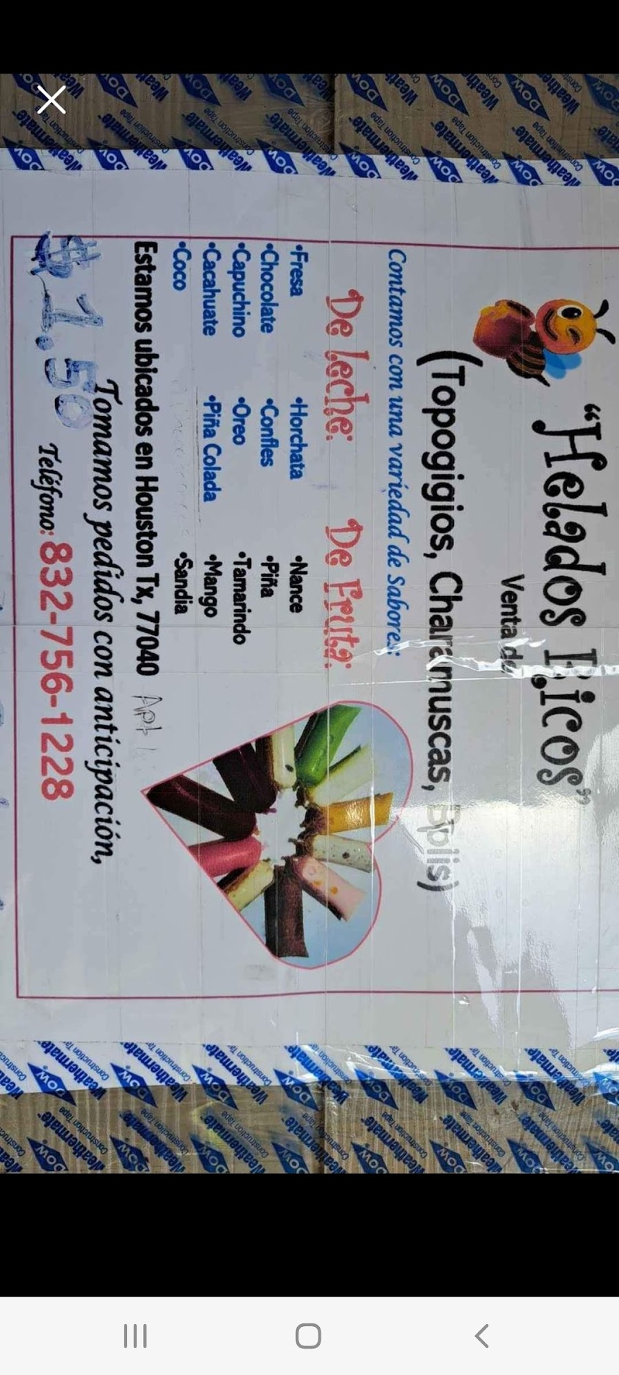 Honduras de mi corazón Menu