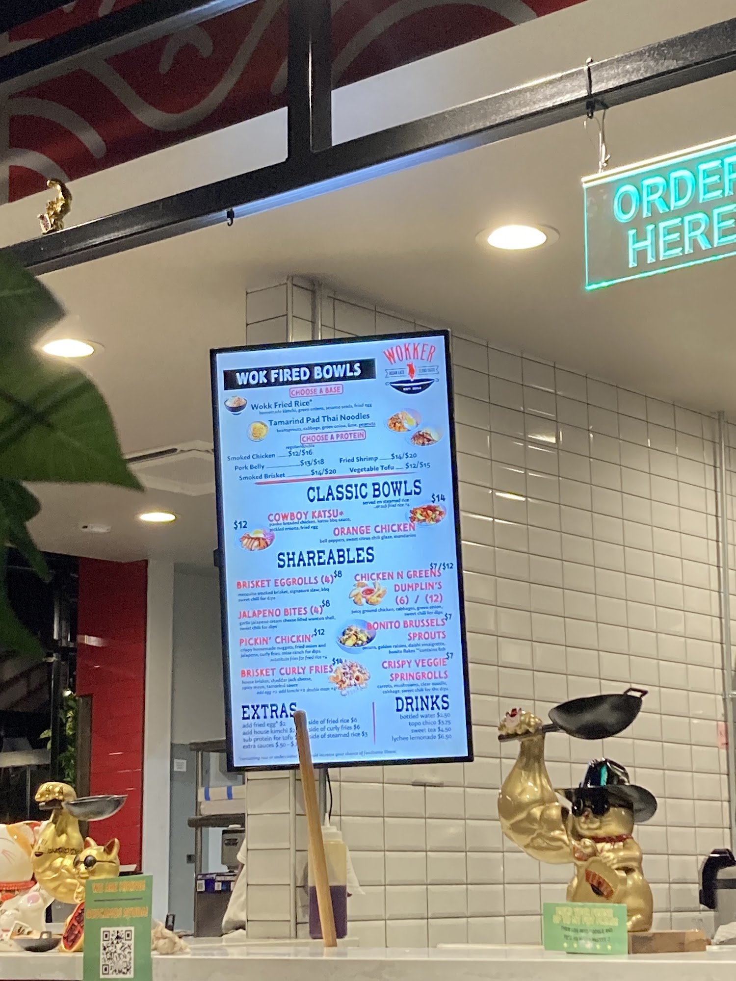 Wokker Menu