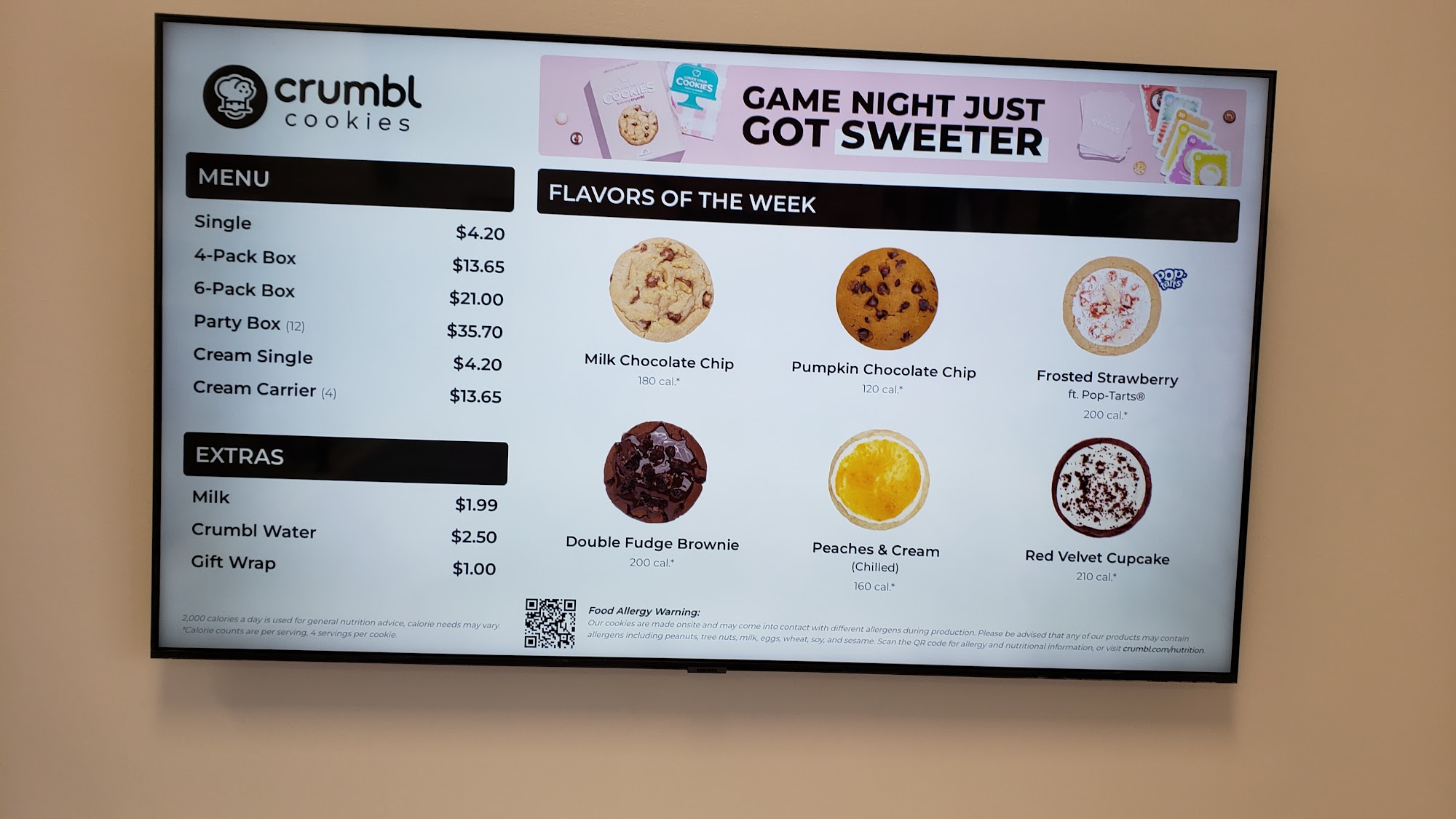 Crumbl Cookies 11660 Westheimer Rd Suite 119, Houston Menu, Reviews