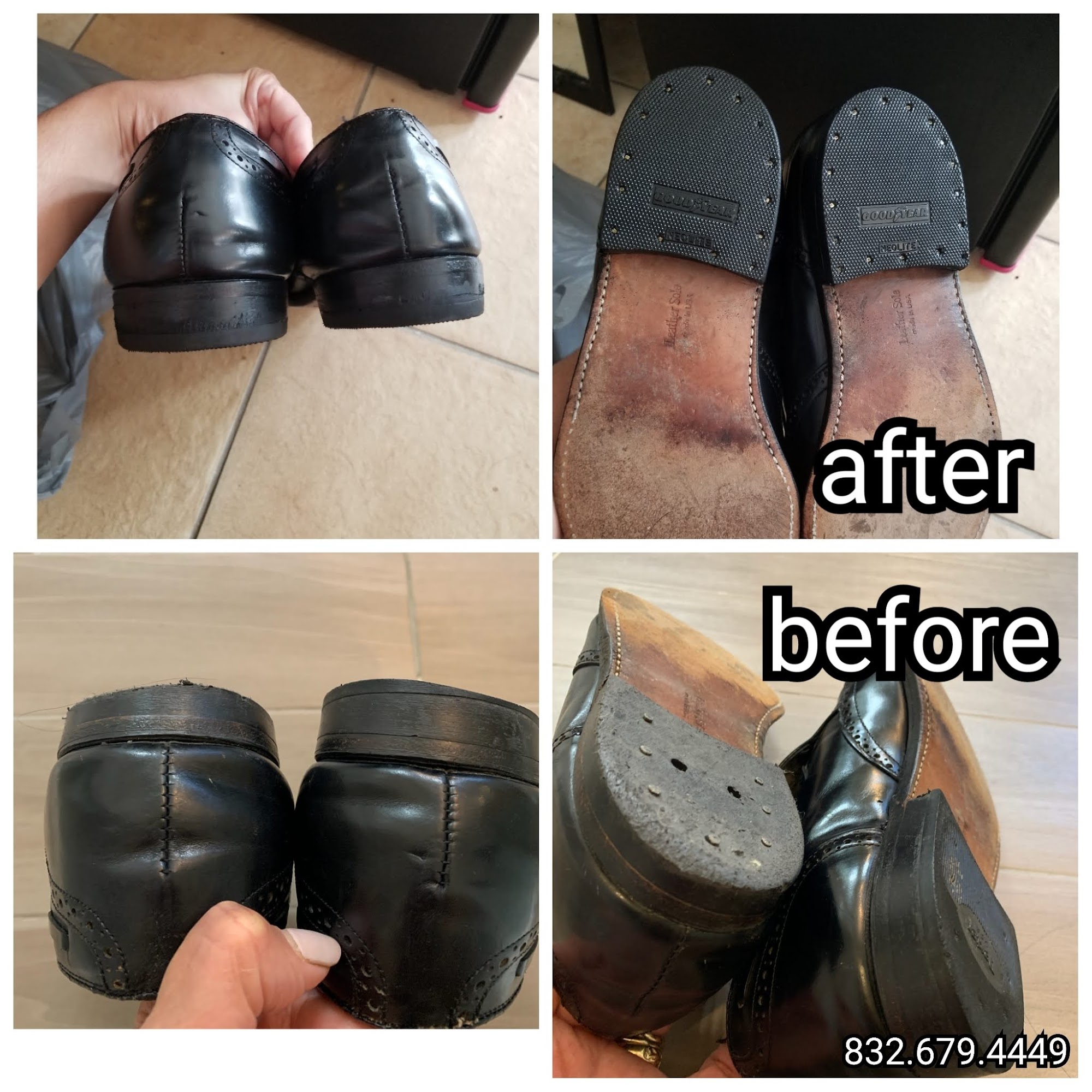Sparkle shoe repair