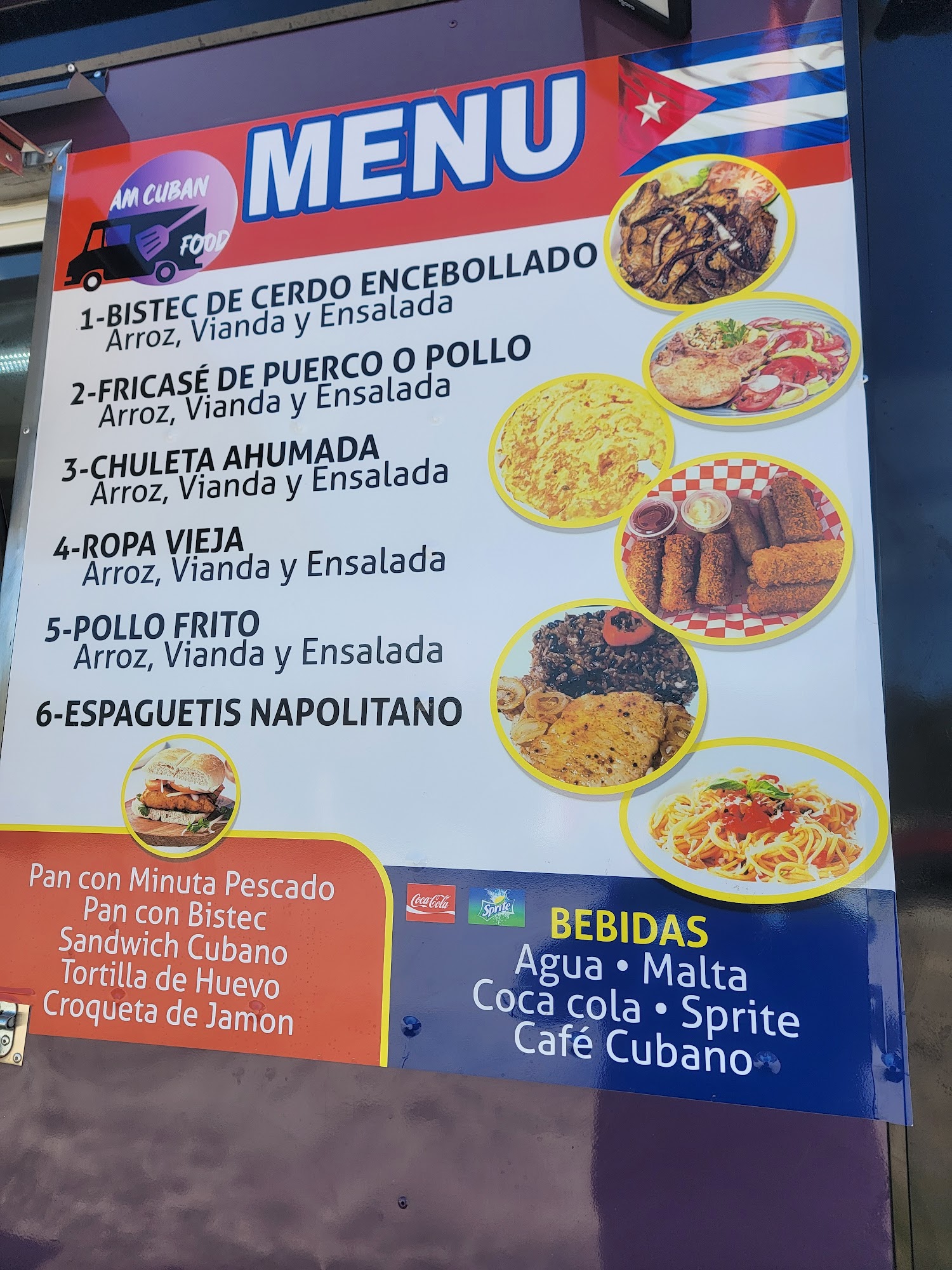Am cuban food Menu