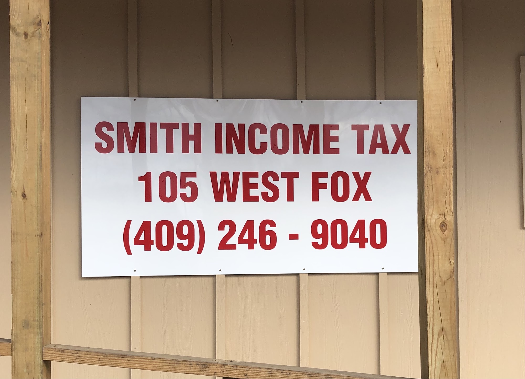 Smith Income Tax 105 W Fox St, Kountze Texas 77625