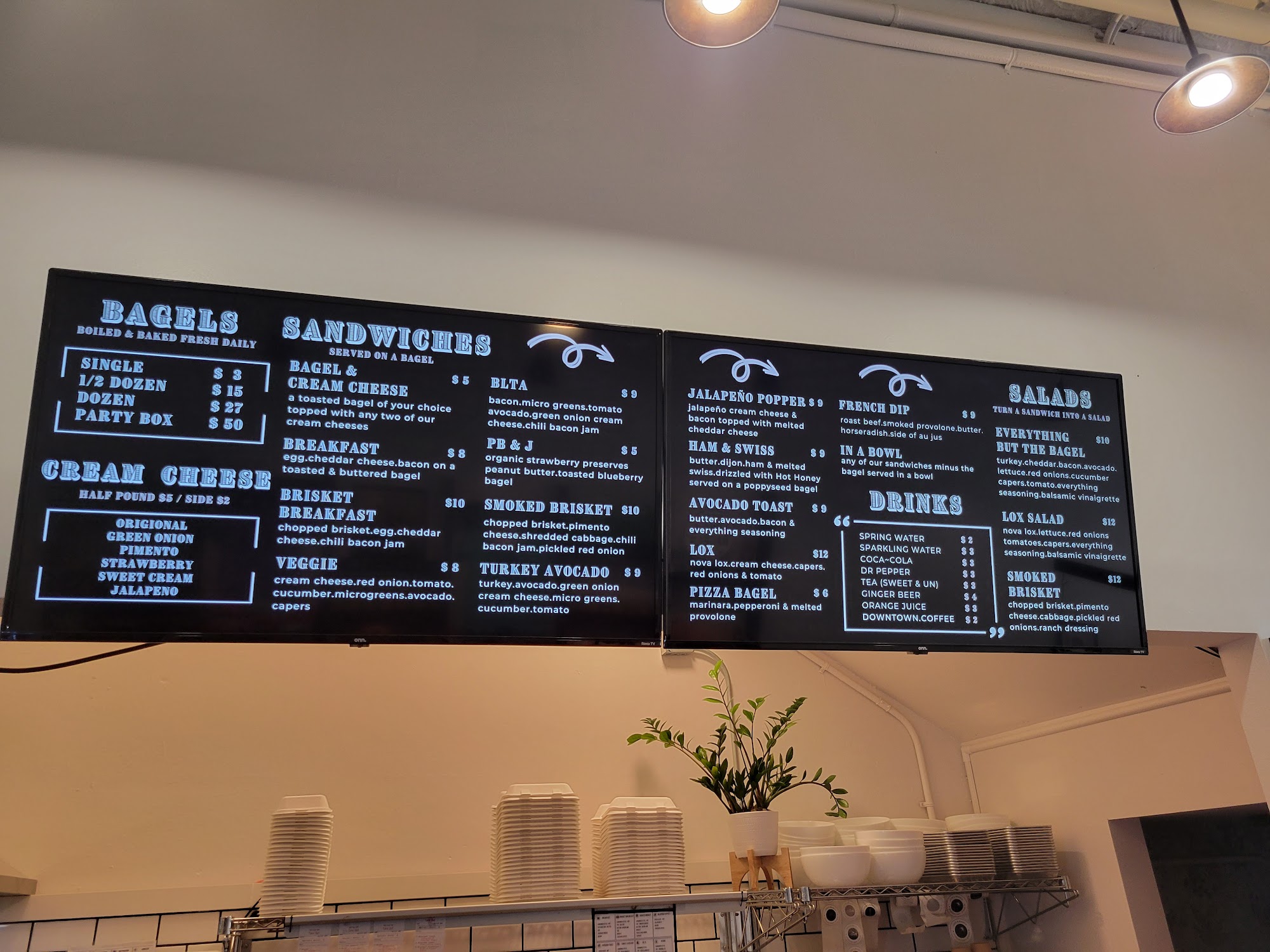 Love & Bagels Menu