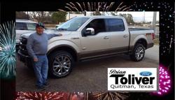 Brian Toliver Ford of Quitman Parts