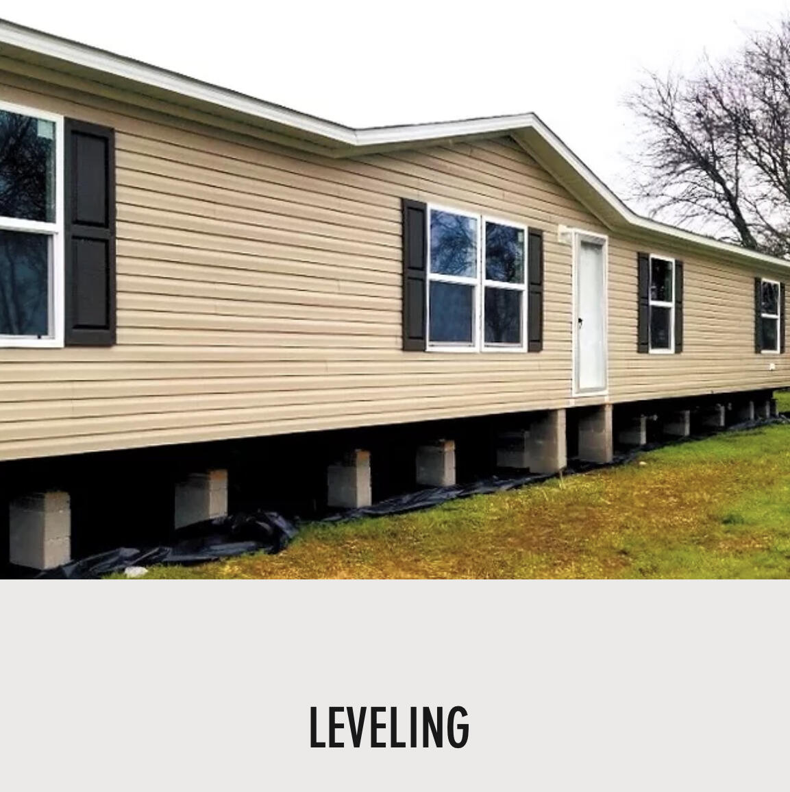 RJ Leveling & Mobile Home Services 12201 Shine Ave, Rhome Texas 76078