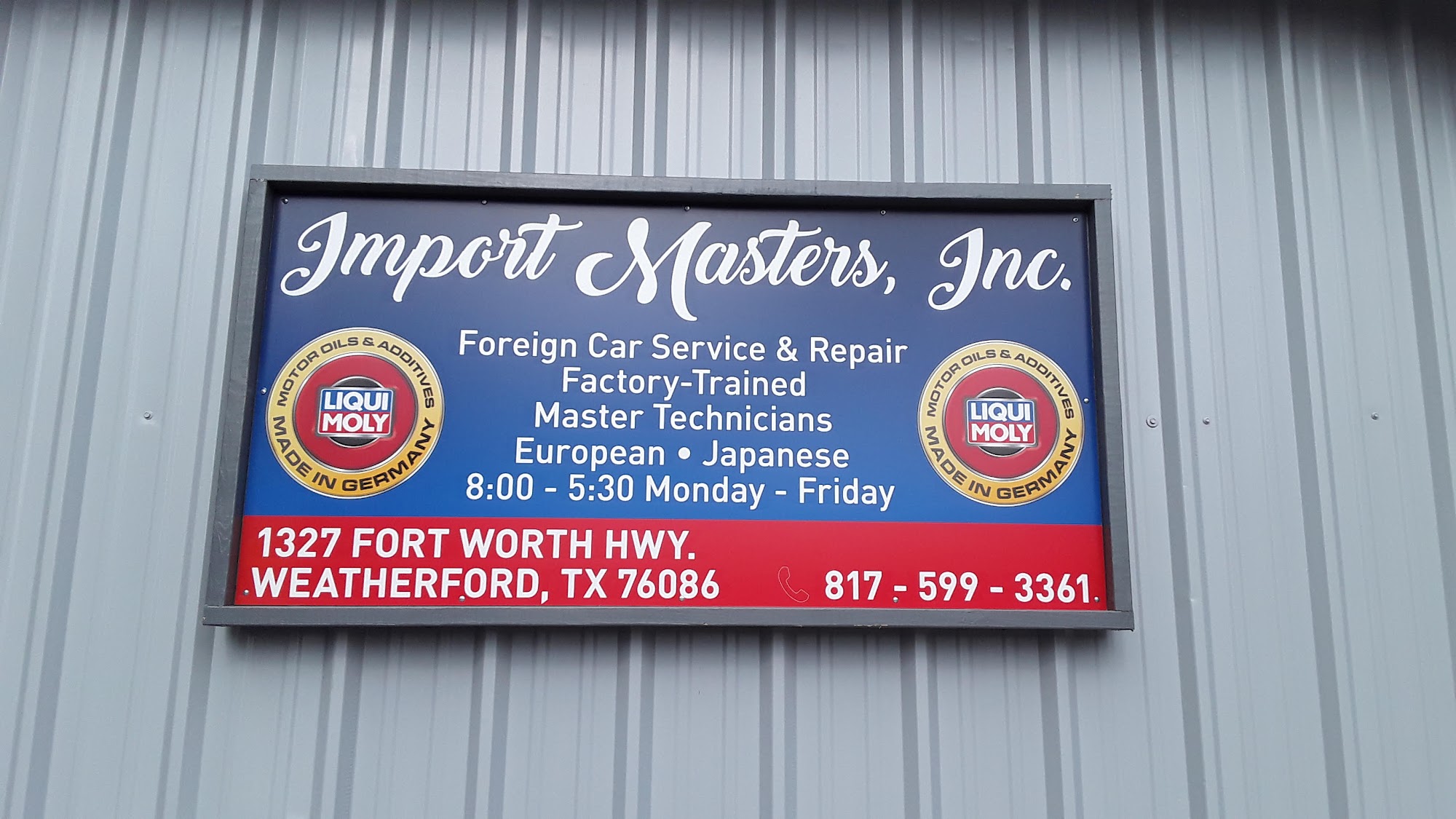Import Masters Inc
