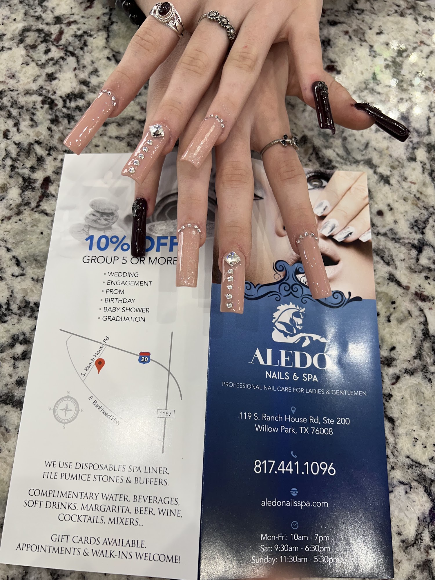 Aledo Nails & Spa 119 S Ranch House Rd #200, Willow Park Texas 76008