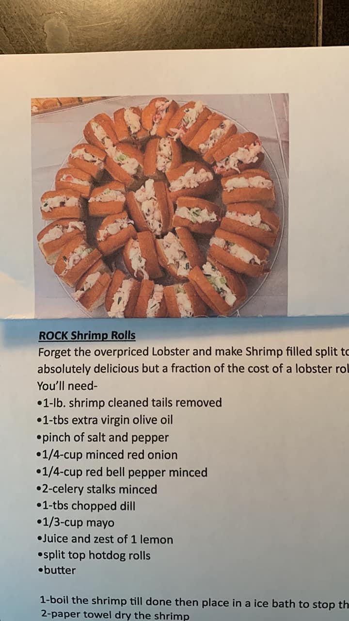 Nottingham Clams & Seafood Menu