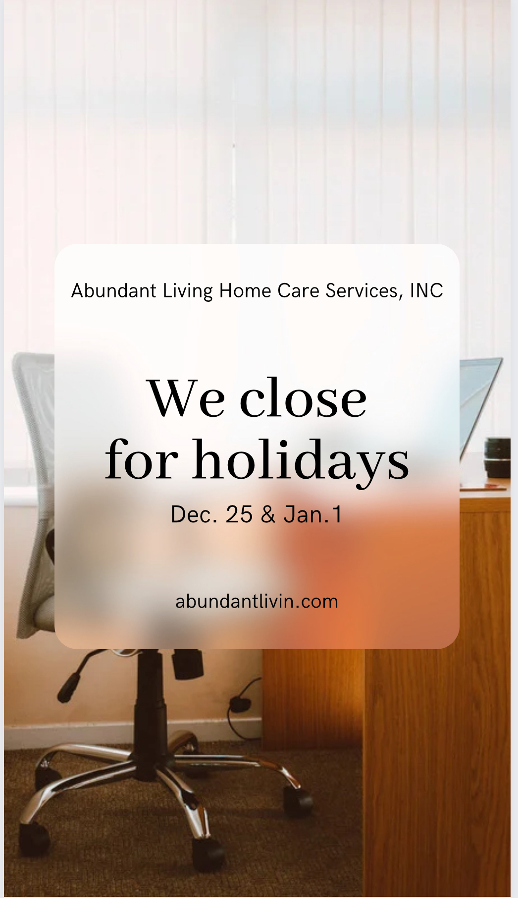ABUNDANT LIVING HOME CARE SERVICES 5140 Kings Mountain Rd, Collinsville Virginia 24078