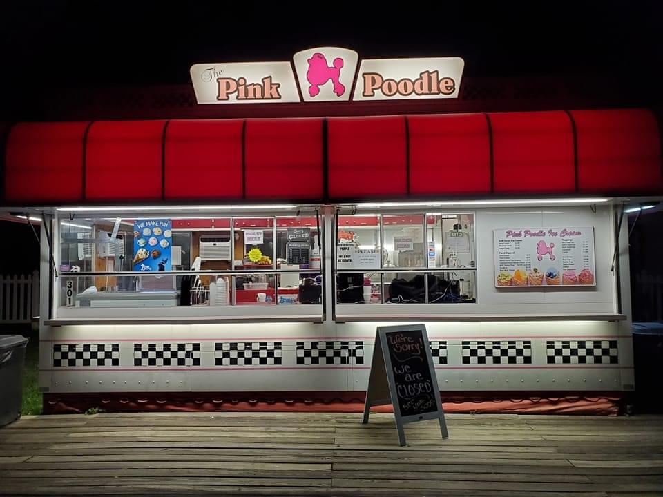The Pink Poodle Ice Cream Shoppe in Colonial Beach, Va.