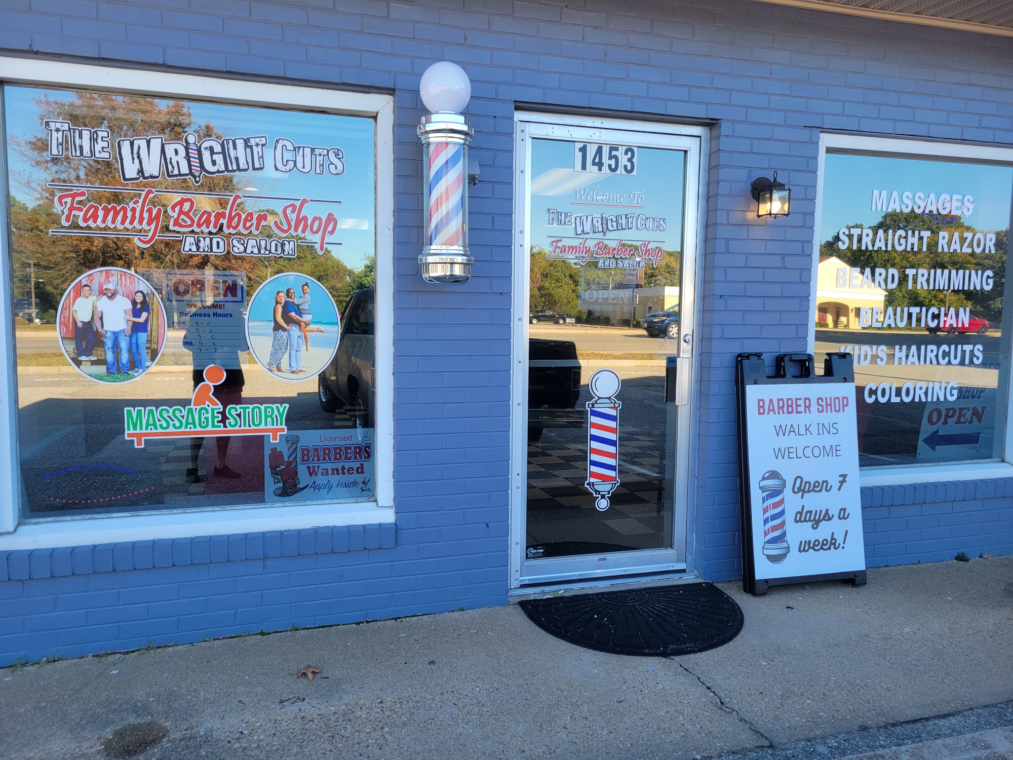 The Wright Cuts Family Barber Shop 1453 George Washington Memorial Hwy, Gloucester Point Virginia 23062