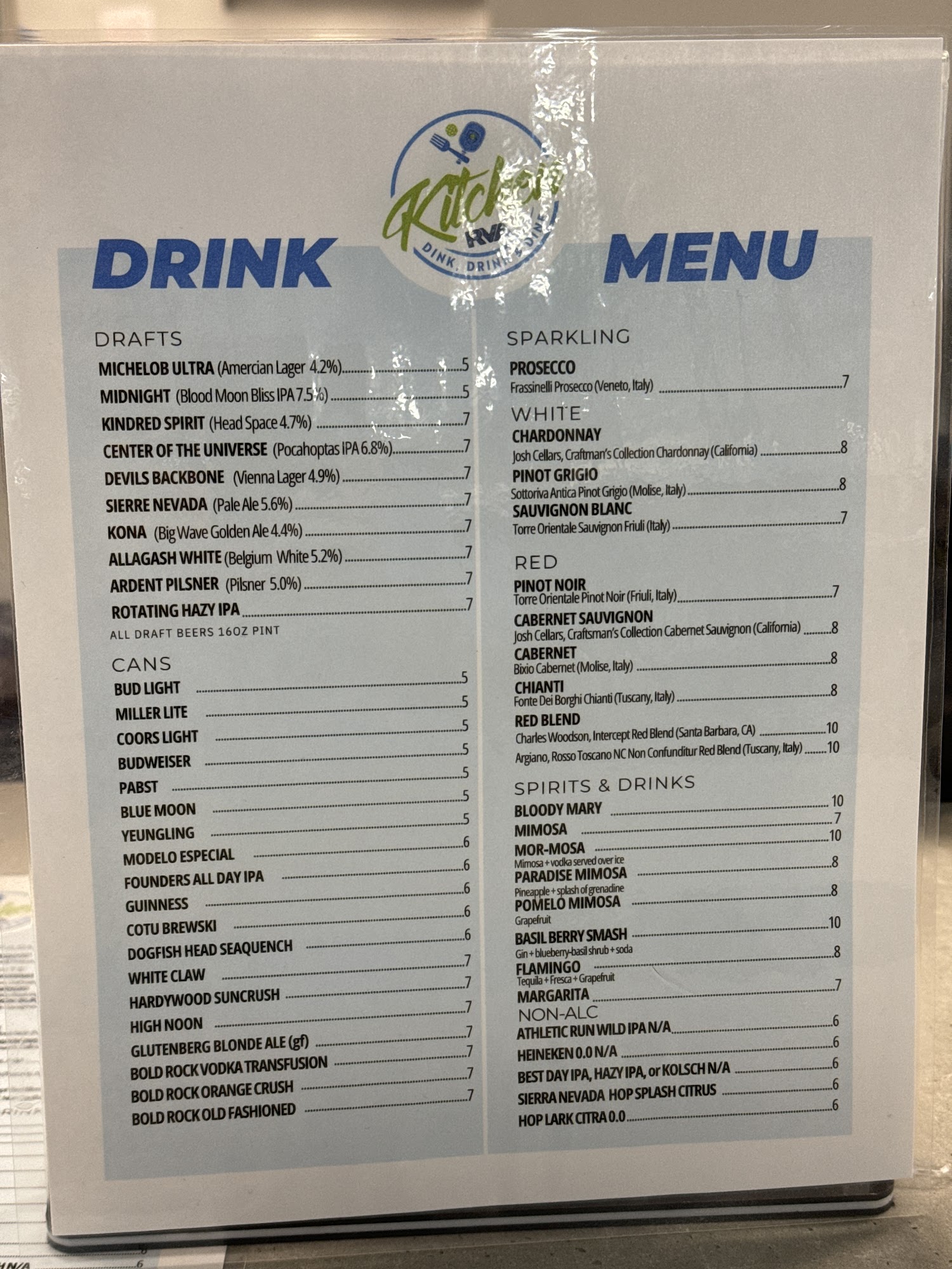 KitchenRVA Menu