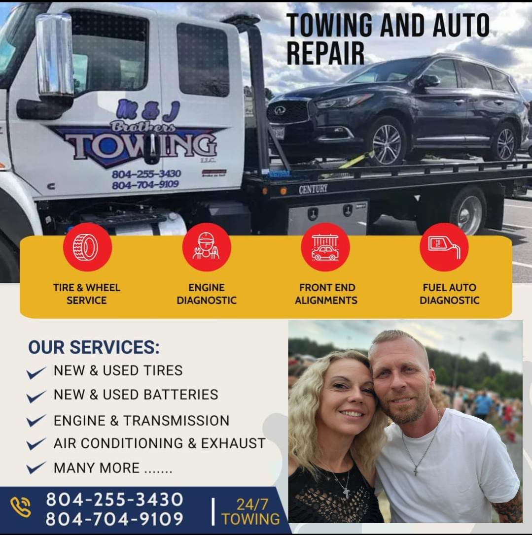 M&J BROTHERS AUTO REPAIR AND SERVICES LLC & TOWING