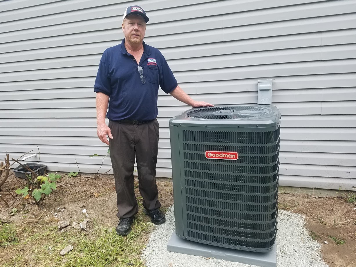 Cook's Heating & Cooling Services Inc 10893 Buckley Hall Rd, Mathews Virginia 23109