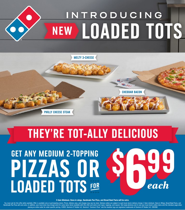 Domino's Pizza Menu