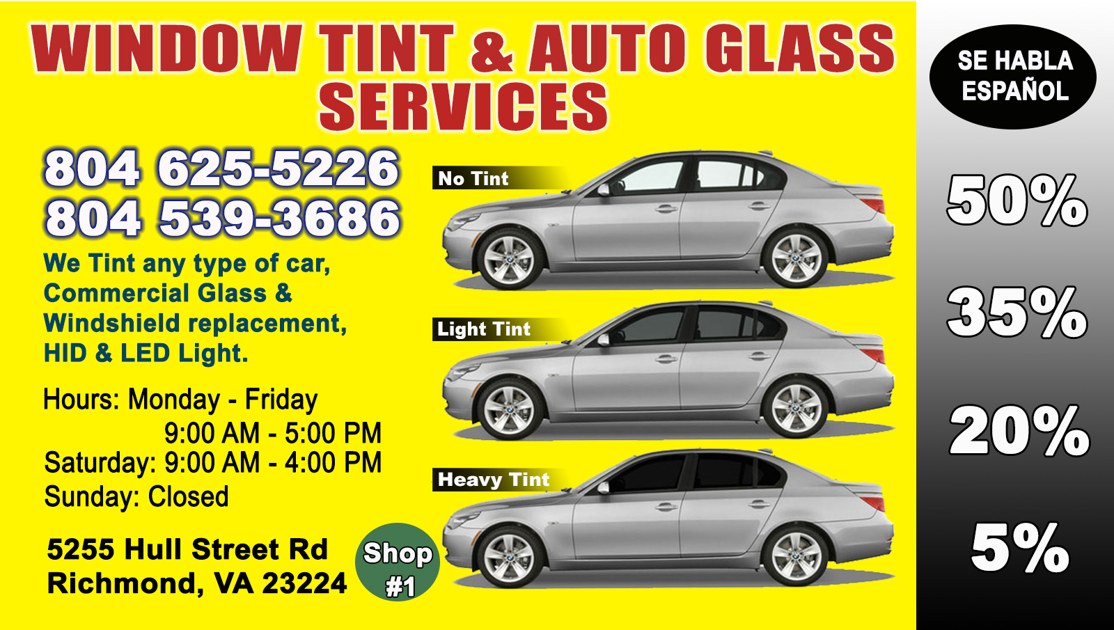Window Tint & Auto Glass Services Richmond
