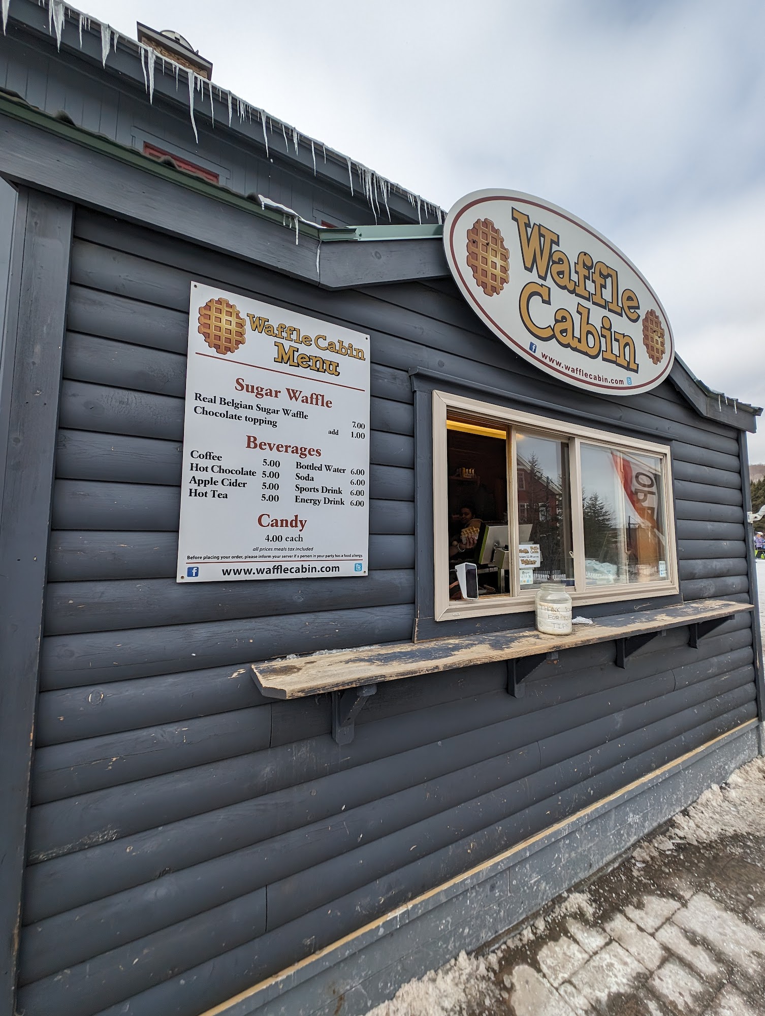Waffle Cabin Menu