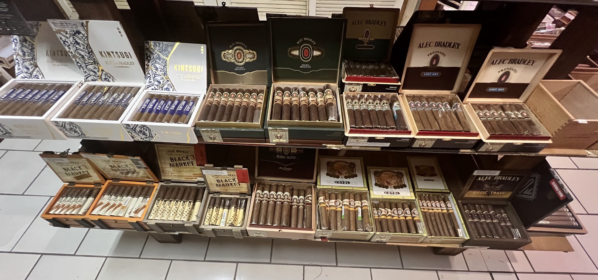 Brown and Sons Premium Cigars.