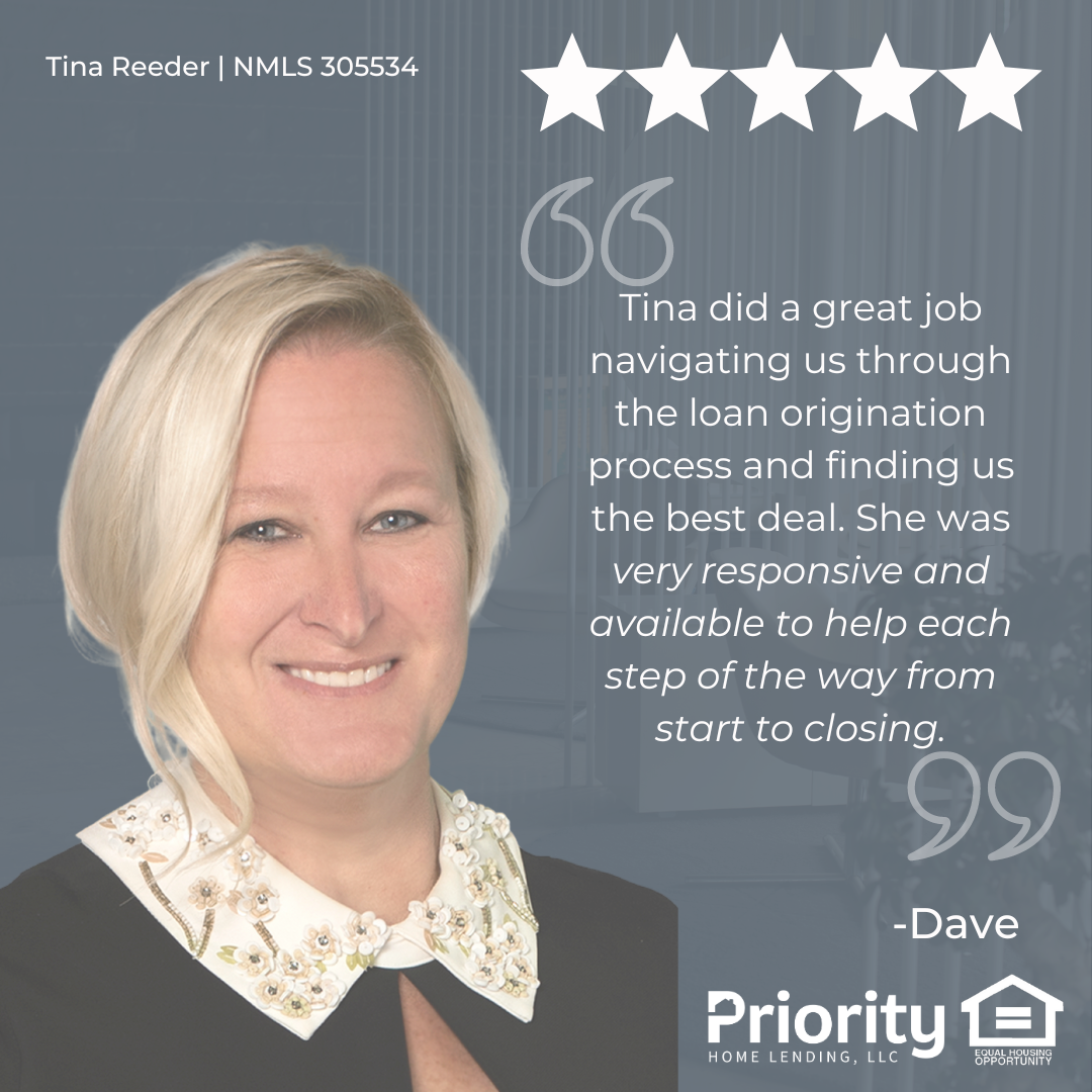 Priority Home Lending LLC ~ Tina Reeder NMLS 305534