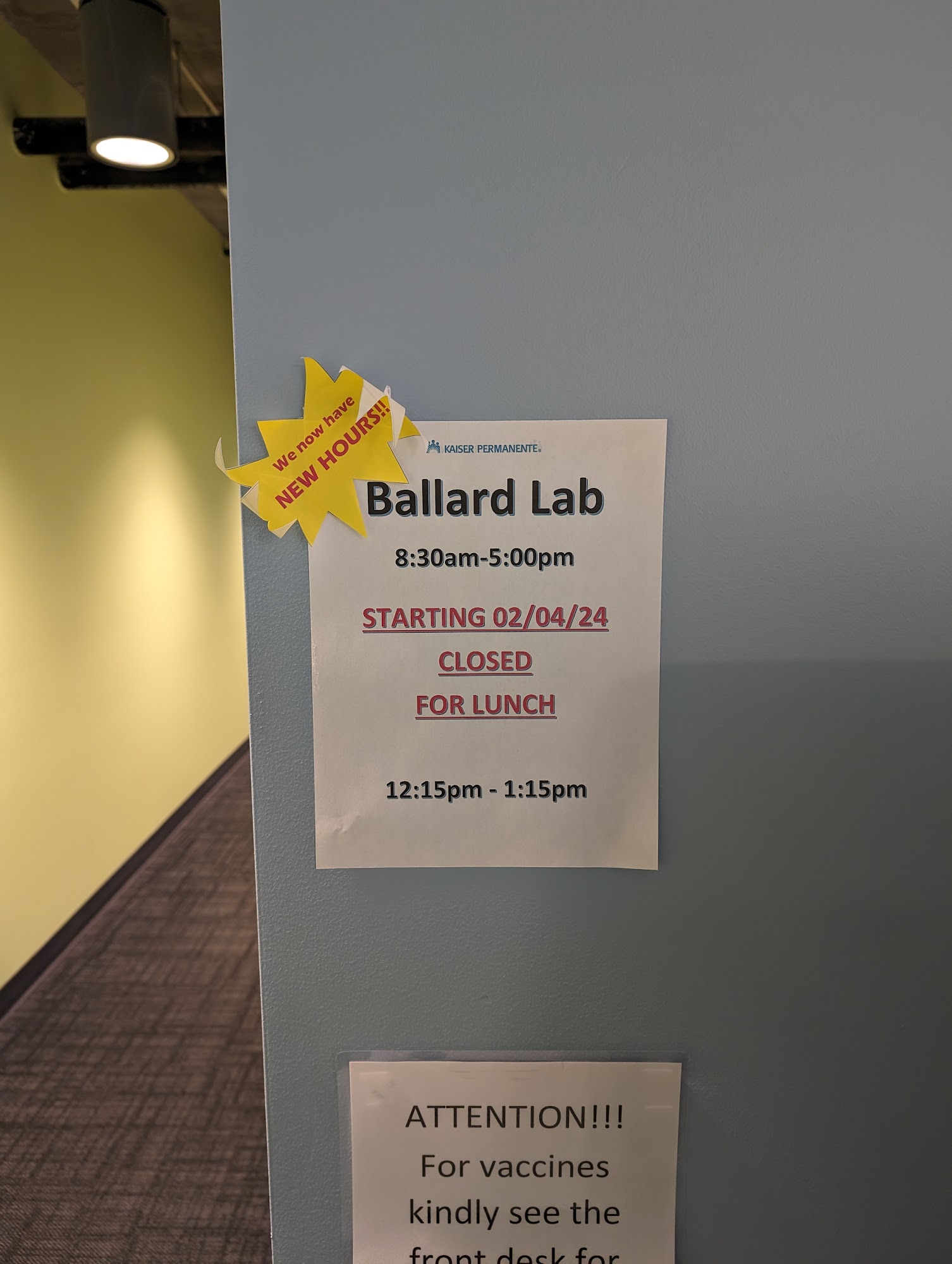 Lab | Kaiser Permanente Ballard Medical Center