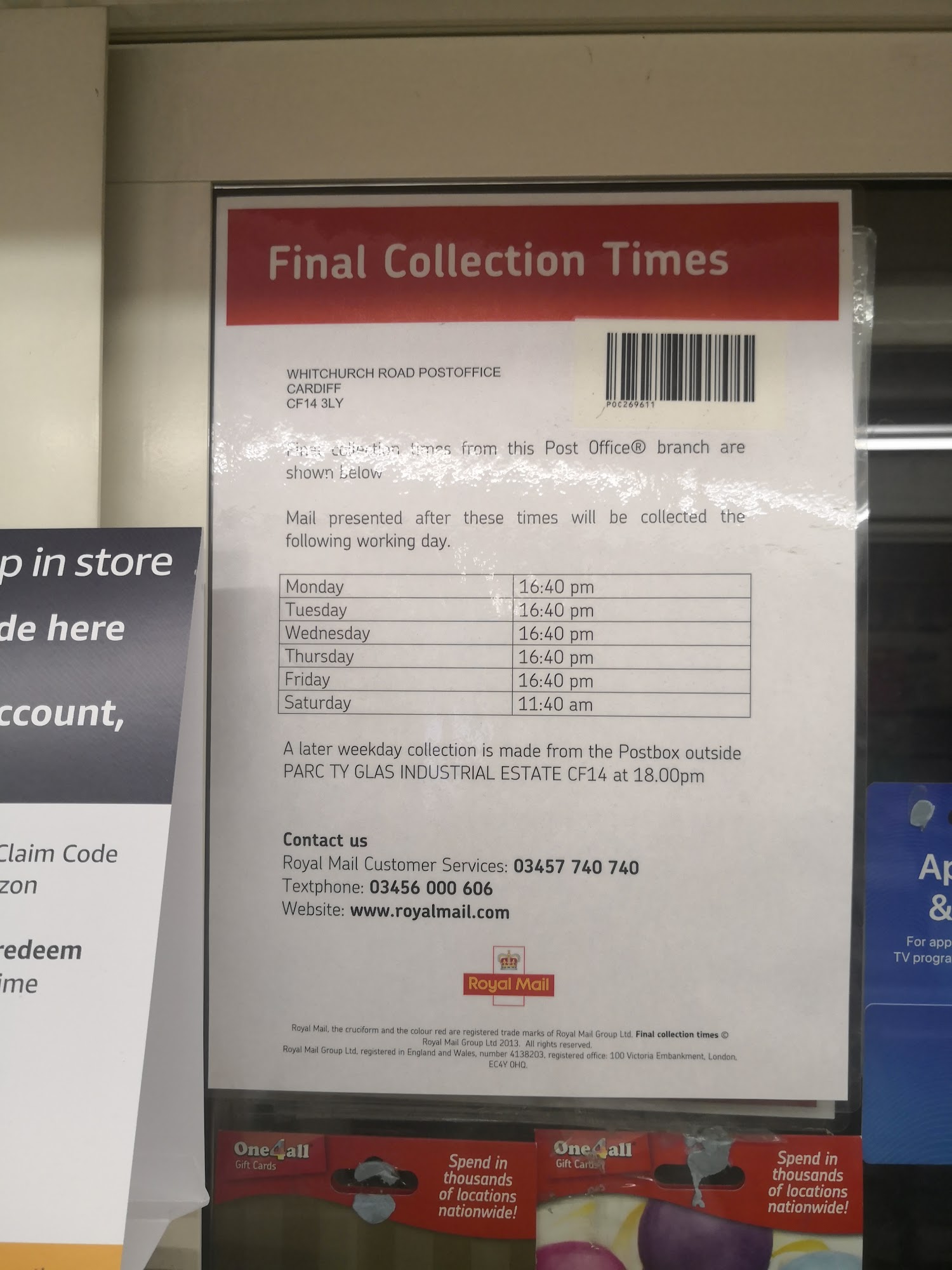 Whitchurch Road Post Office Cardiff