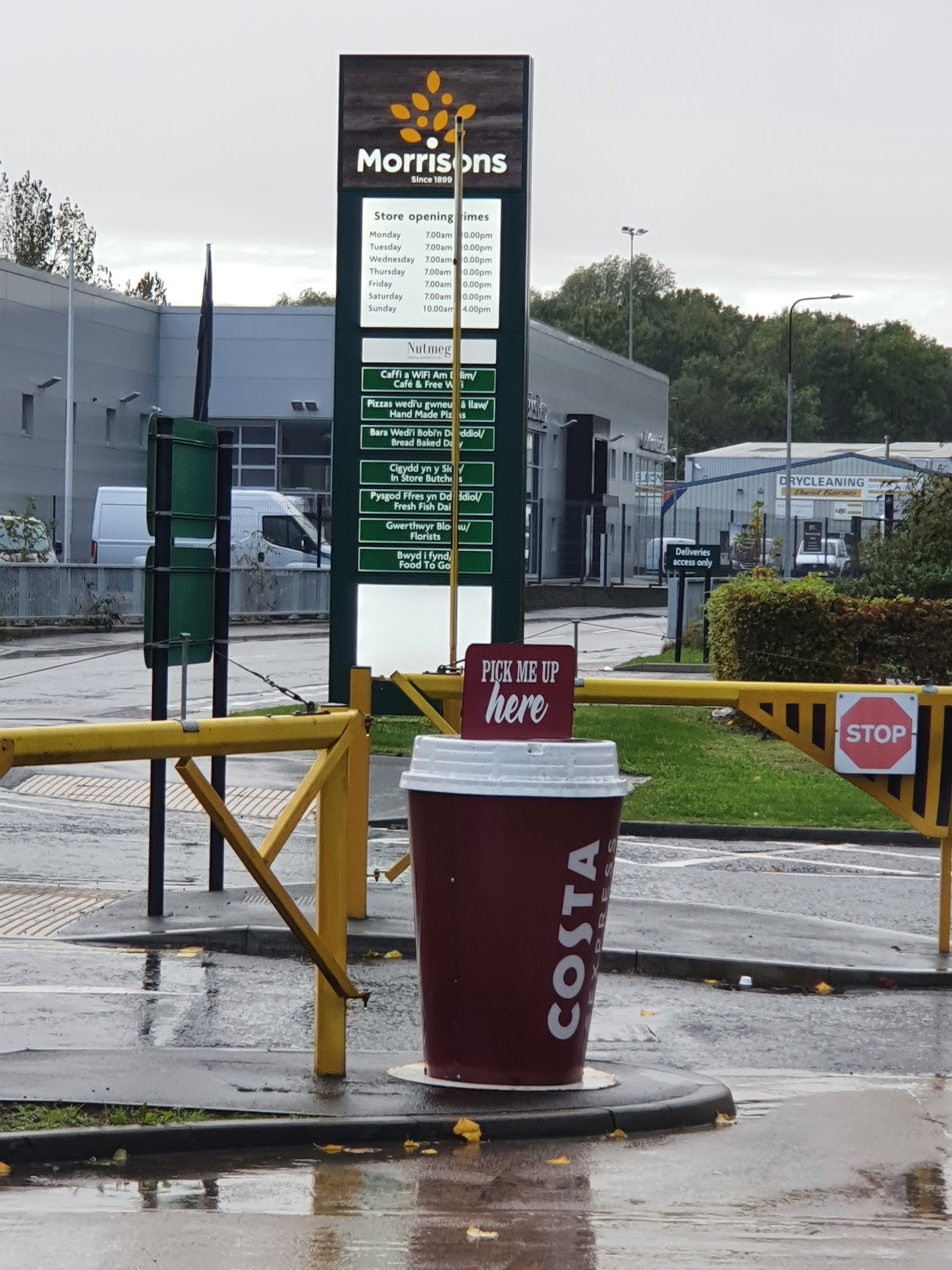 Morrisons Petrol Station Cardiff