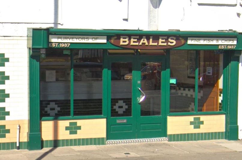 Beale's Park Fish Restaurant 2-3 Eastern Promenade, Porthcawl