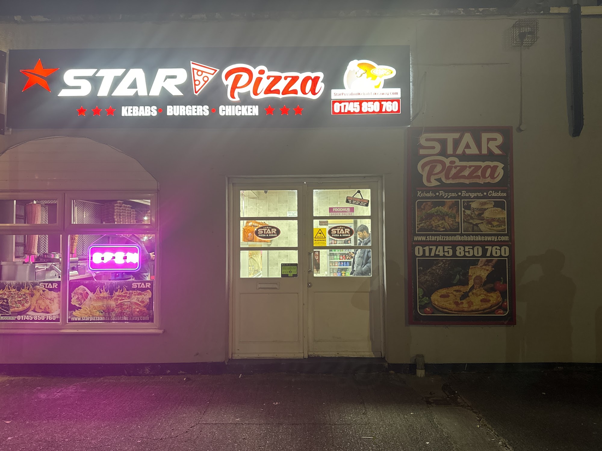 Star Pizza & Kebab 2 Ceg y Ffordd, Prestatyn