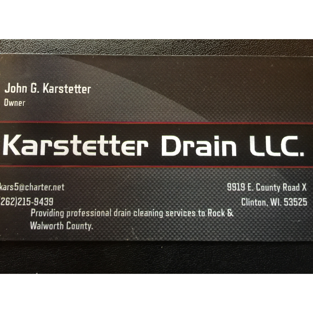Karstetter Drain LLC 9919 E County Rd X, Clinton Wisconsin 53525
