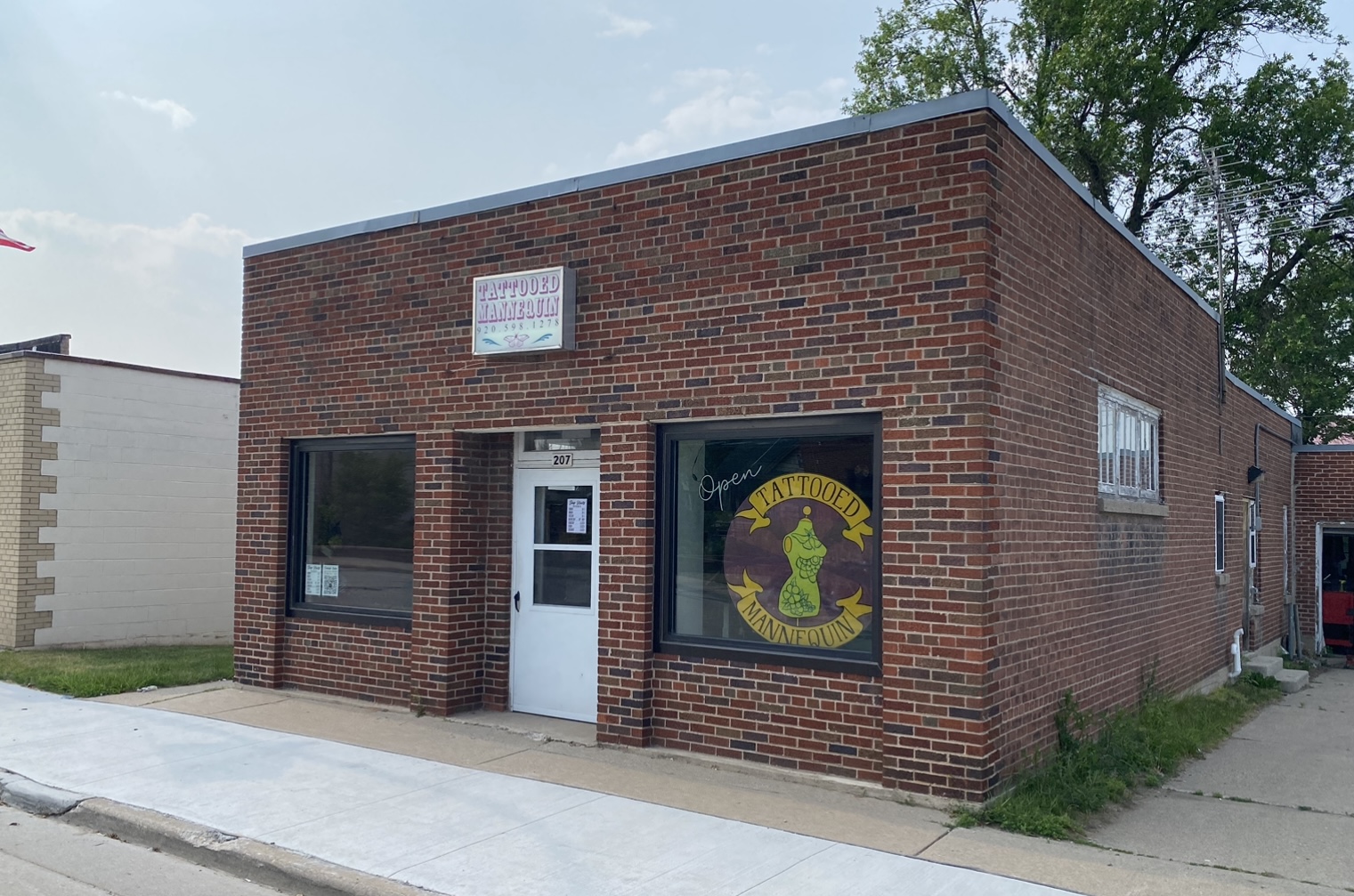 Tattooed Mannequin 207 E Main St, Gillett Wisconsin 54124