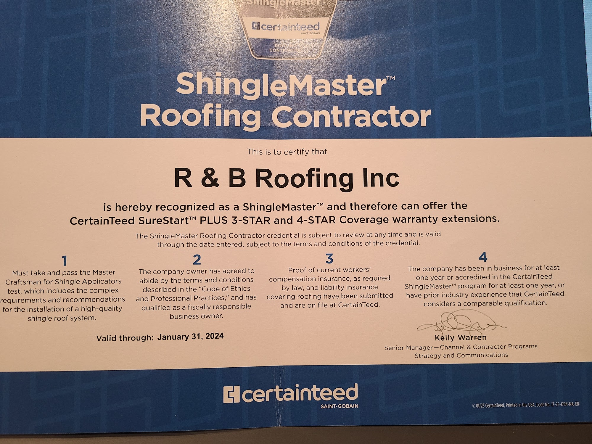 R&B Roofing, Inc N1855 Manley Rd, Hortonville Wisconsin 54944