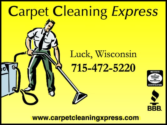 Carpet Cleaning Express 2386 120th St, Luck Wisconsin 54853