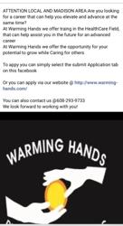 Warming Hands Residential Service, LLC