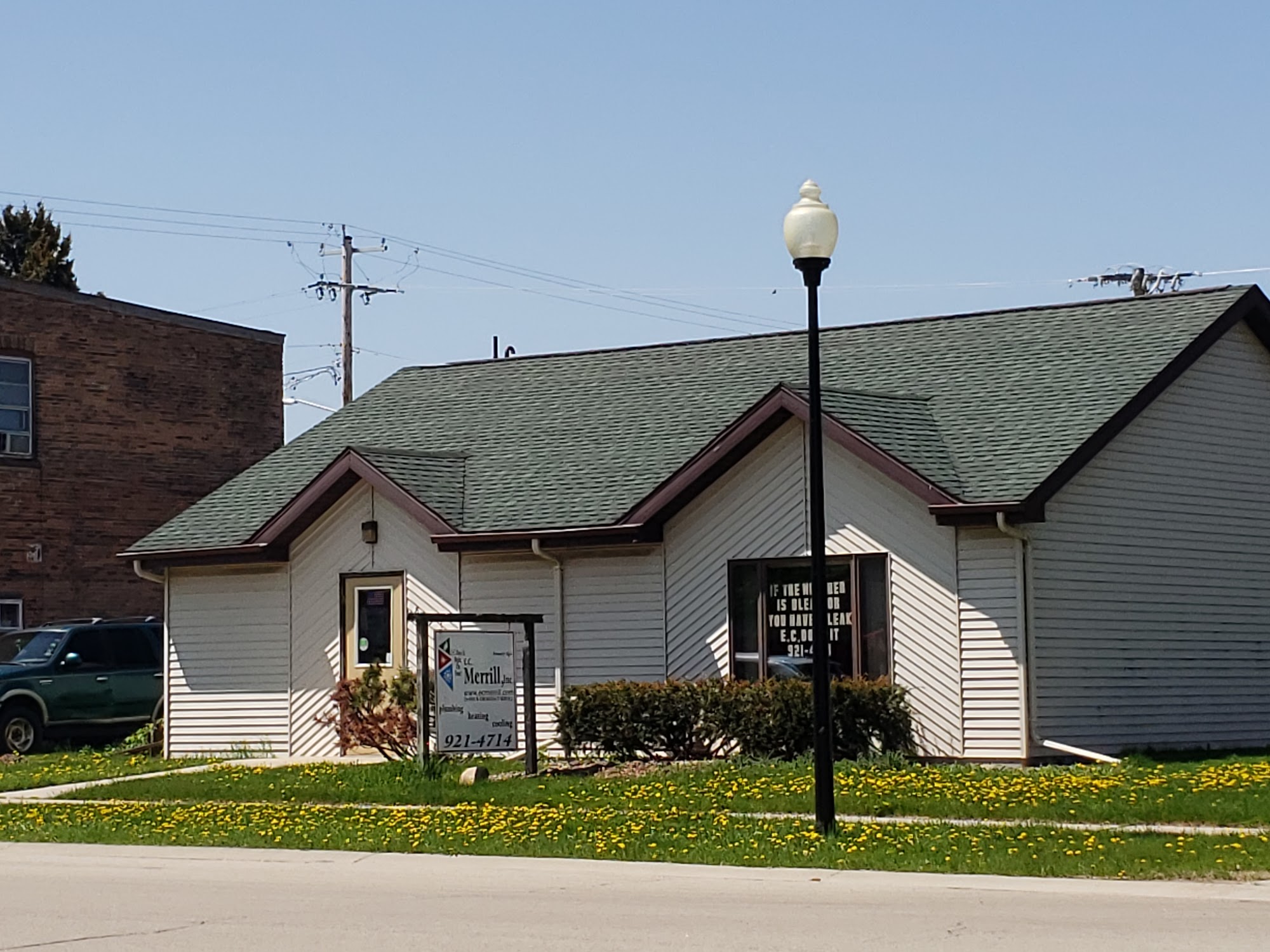 E. C. Merrill, Inc. 809 Wisconsin Ave, North Fond Du Lac Wisconsin 54937