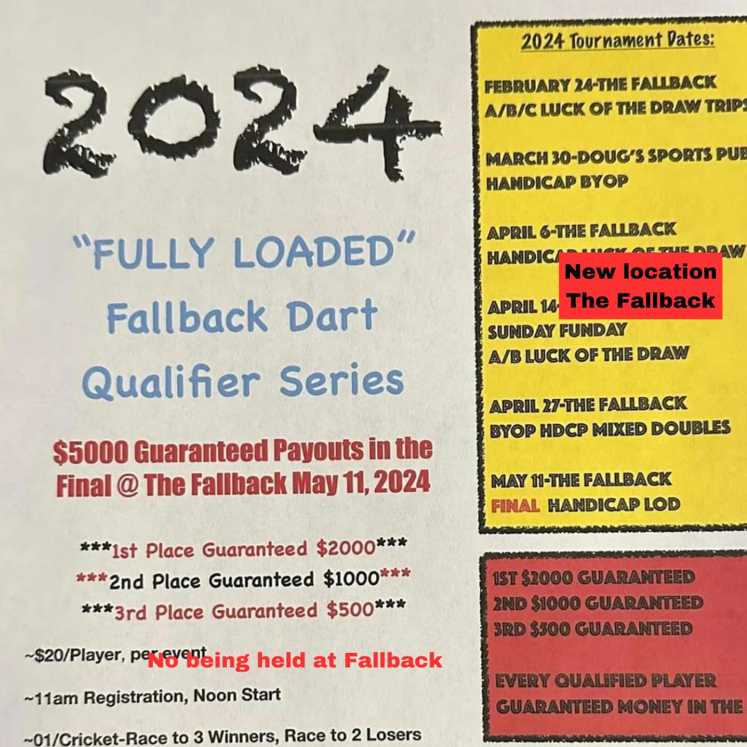 Thirsty Arrow Bar and Grill Menu