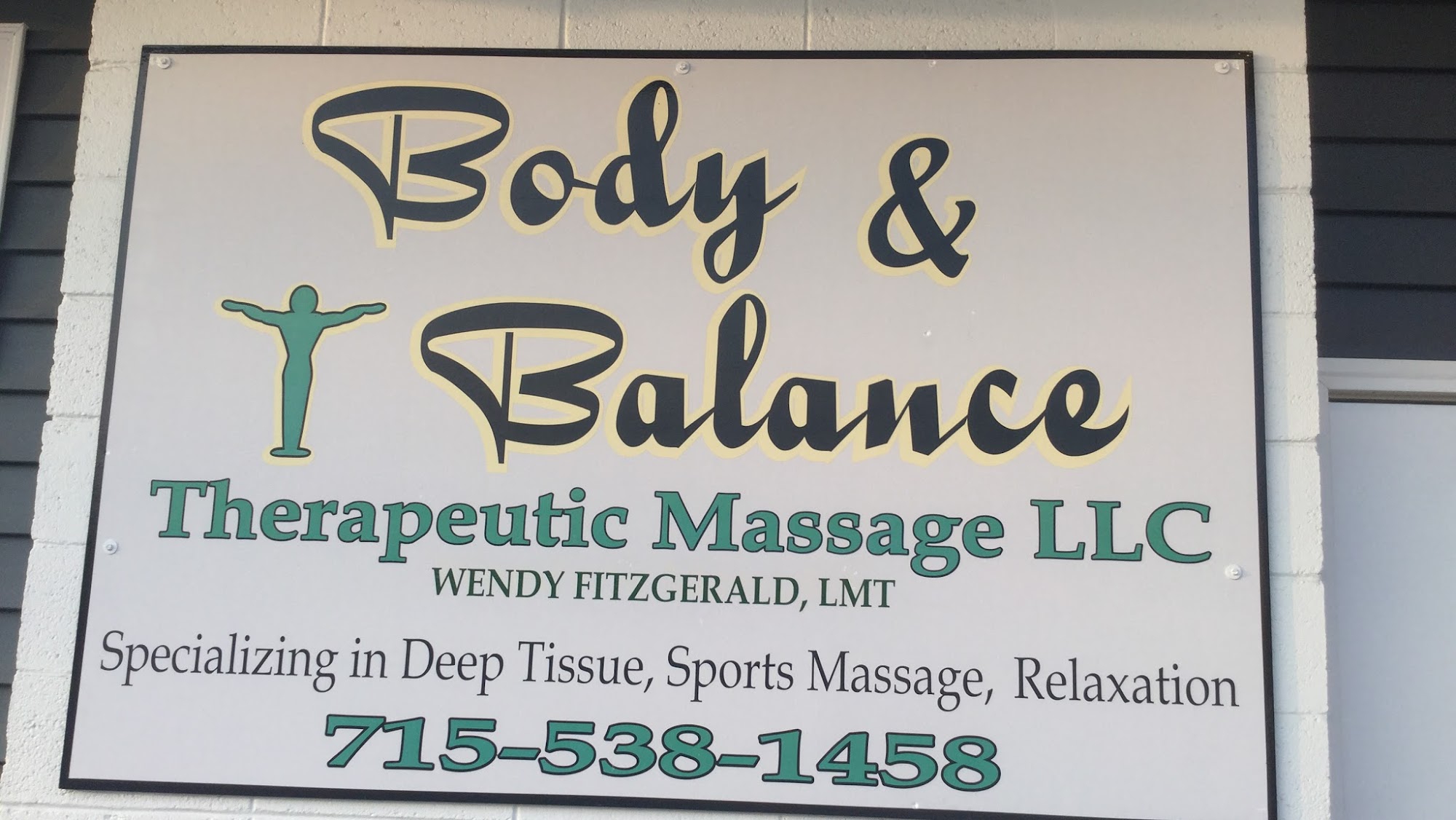 Body & Balance Therapeutic Massage LLC 18484 Blair St, Whitehall Wisconsin 54773