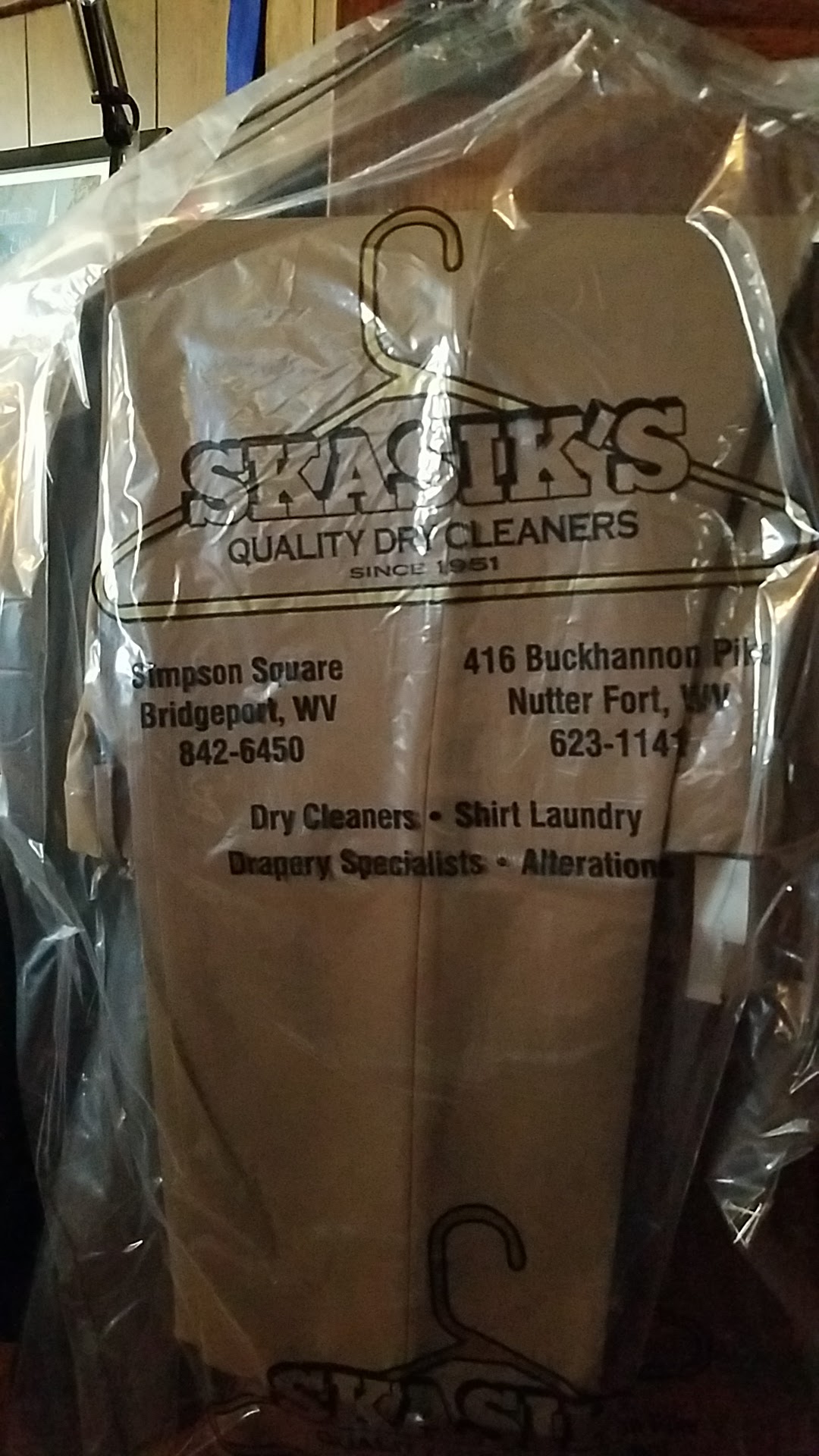 Skasik's Quality Cleaners 416 Buckhannon Pike, Clarksburg West Virginia 26301