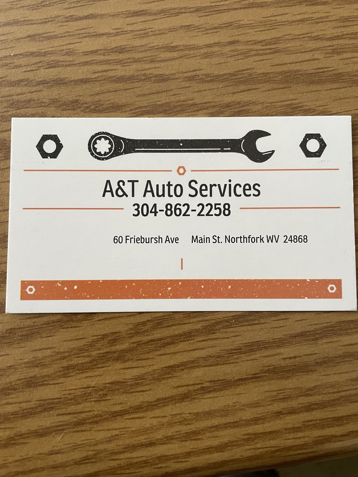 A&T Auto Services 60 Friebursch Ave, Northfork West Virginia 24868