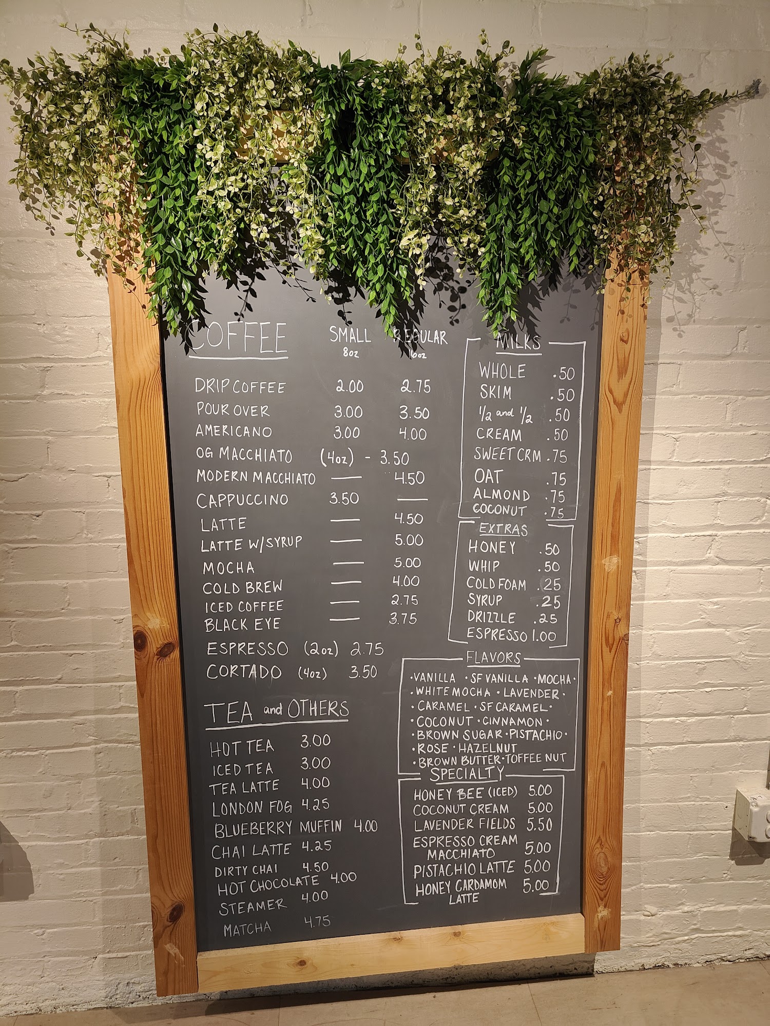 Table 304 Menu