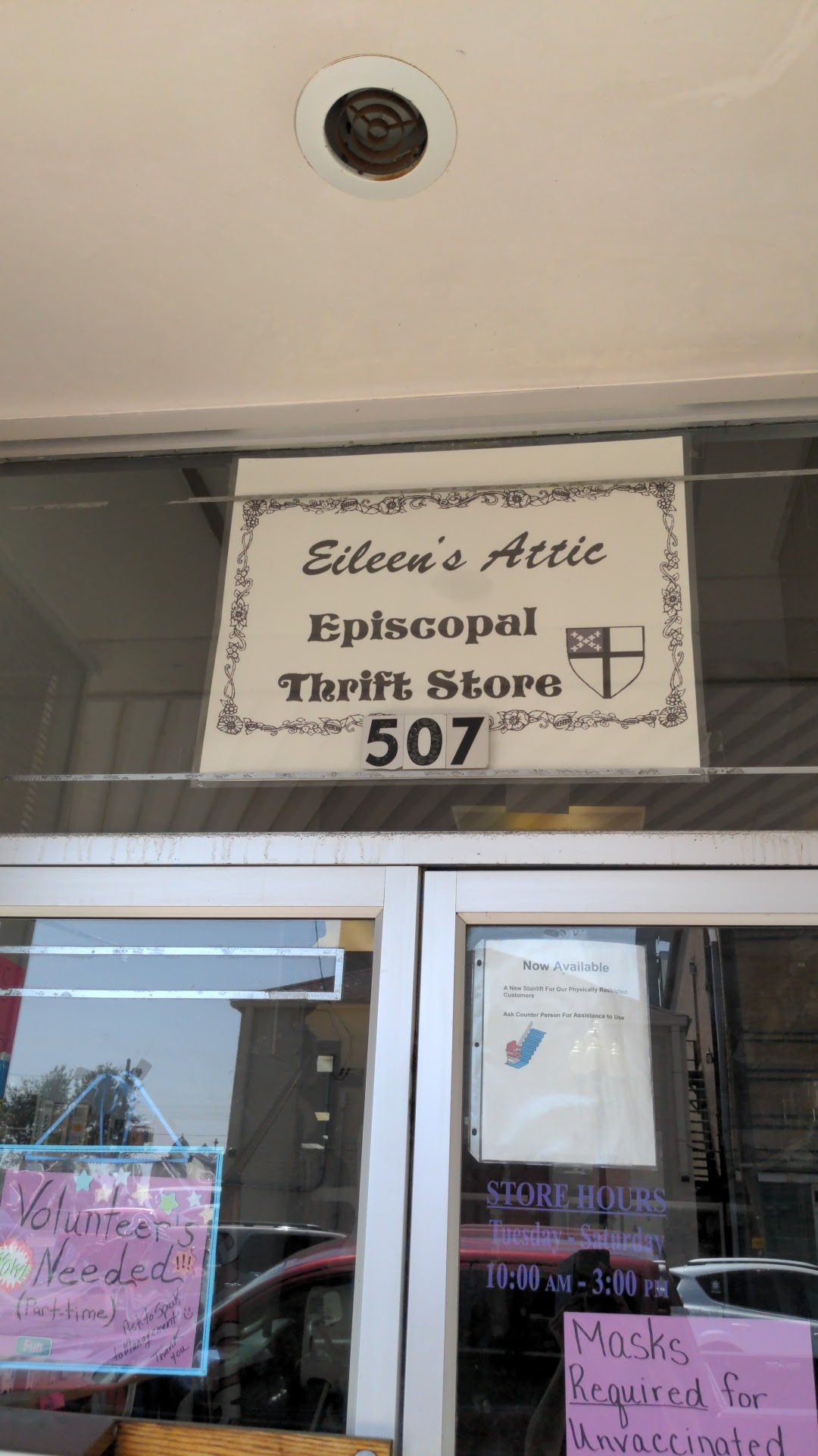 Eileen’s Attic/ Episcopal Thrift Store